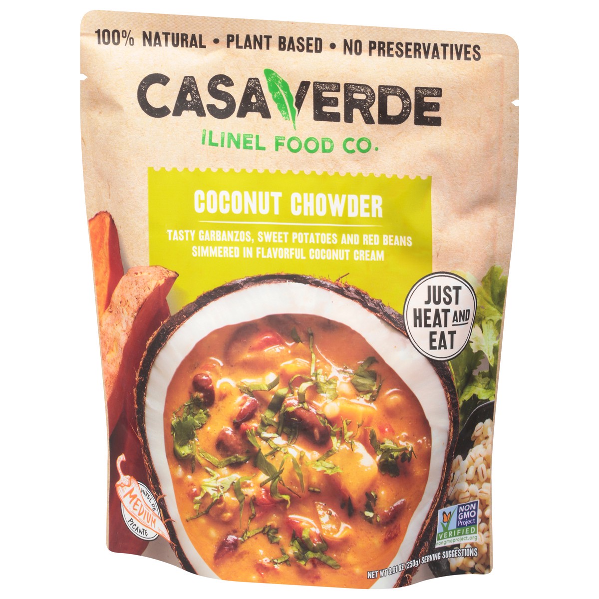 slide 8 of 14, Casa Verde Ilinel Food Co. Casa Verde Coconut Chowder - 8.81 Oz, 