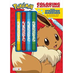 Bendon Pokémon Coloring & Activity Book with Stamper Markers
