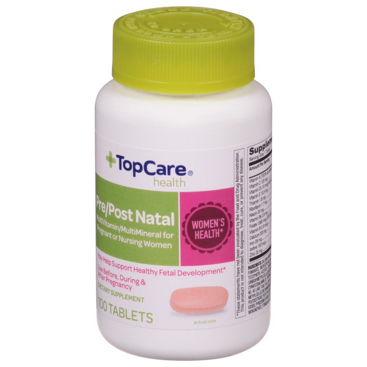 slide 4 of 9, TopCare Vitamins Prenatal, 100 ct
