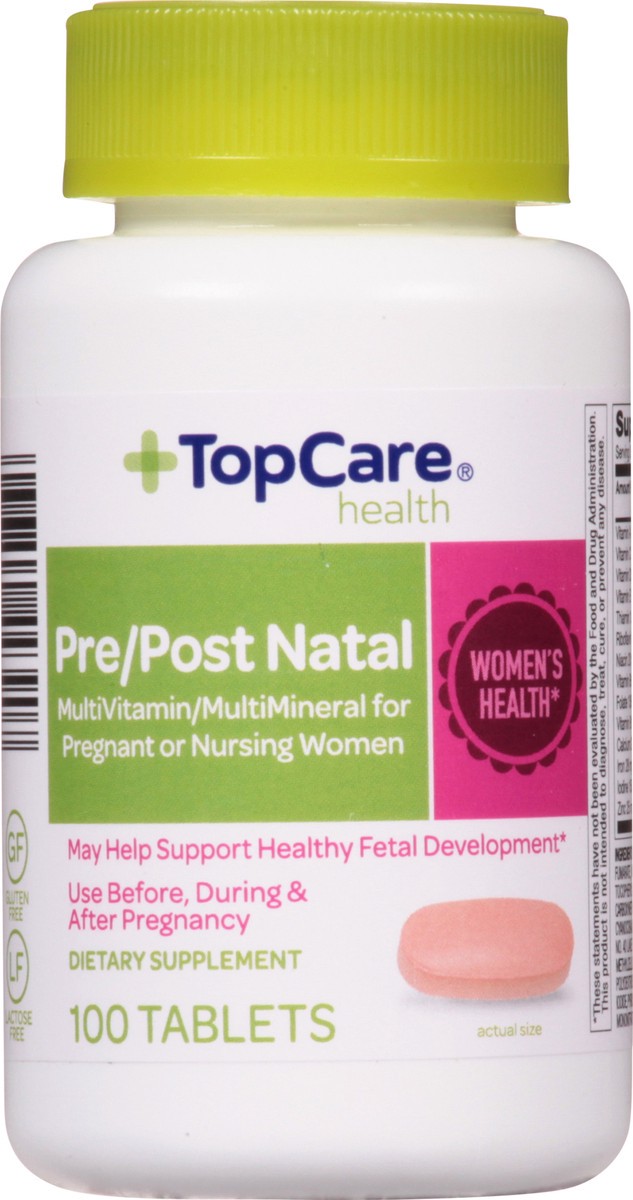 slide 5 of 9, TopCare Vitamins Prenatal, 100 ct