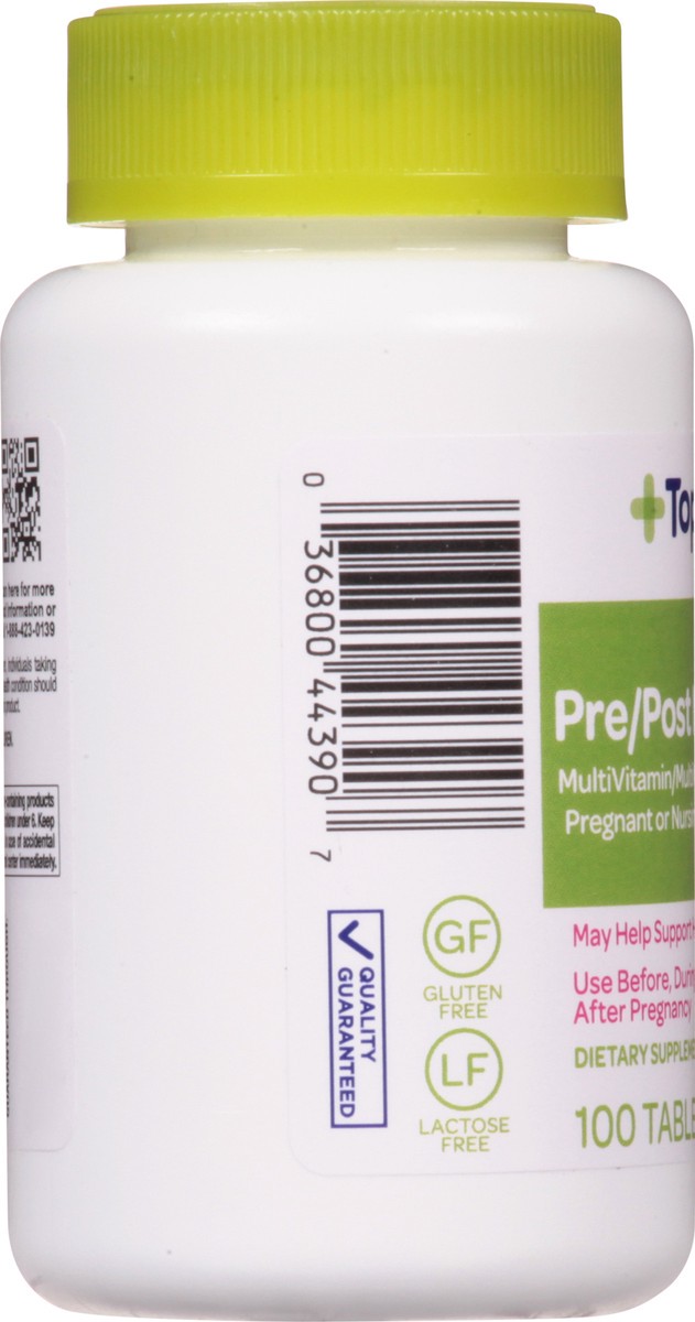 slide 7 of 9, TopCare Vitamins Prenatal, 100 ct