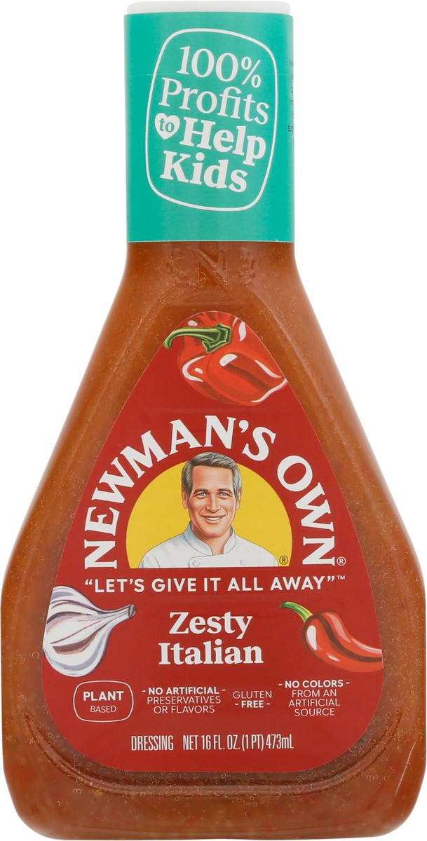 slide 6 of 9, Newman's Own Zesty Italian Dressing, 