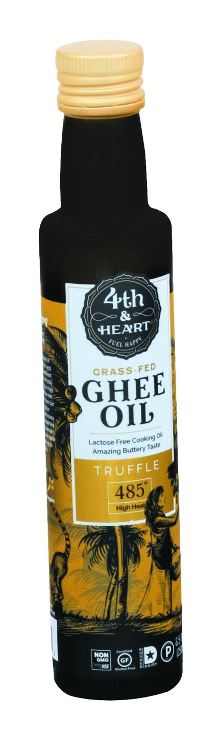 slide 1 of 6, 4th & Heart Ghee Oil Pourable Truffle, 8.5 oz