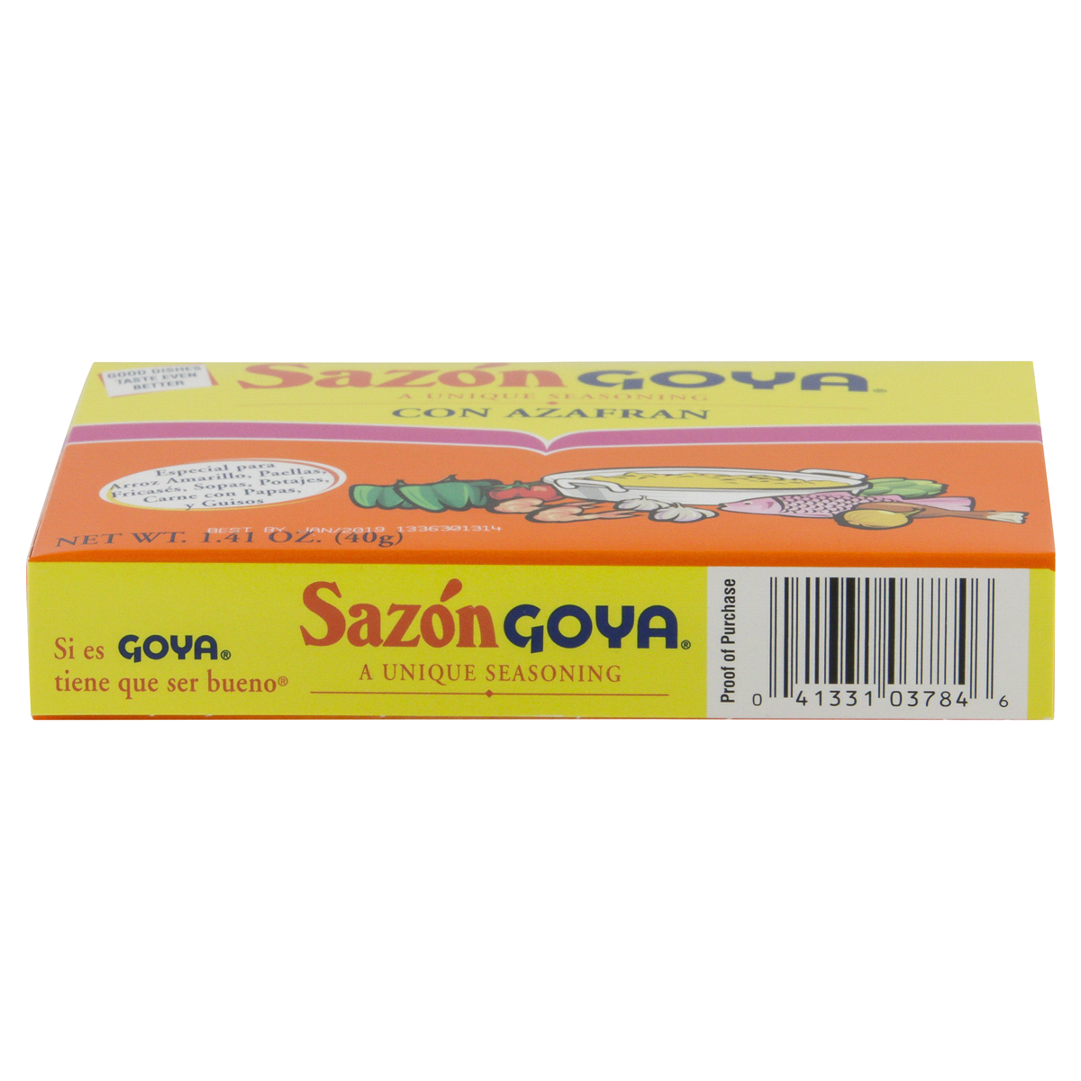 slide 5 of 6, Goya Sazon Con Azafran Seasoning, 1.41 oz