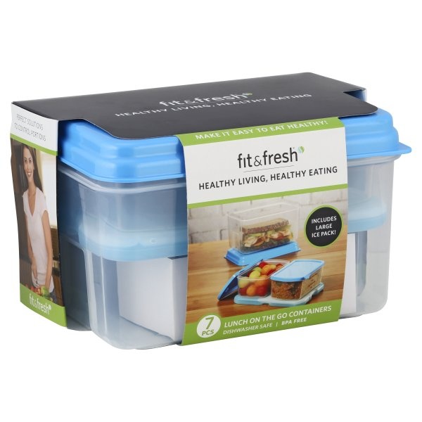 slide 1 of 1, Fit & Fresh Container Set 1 ea, 1 ea