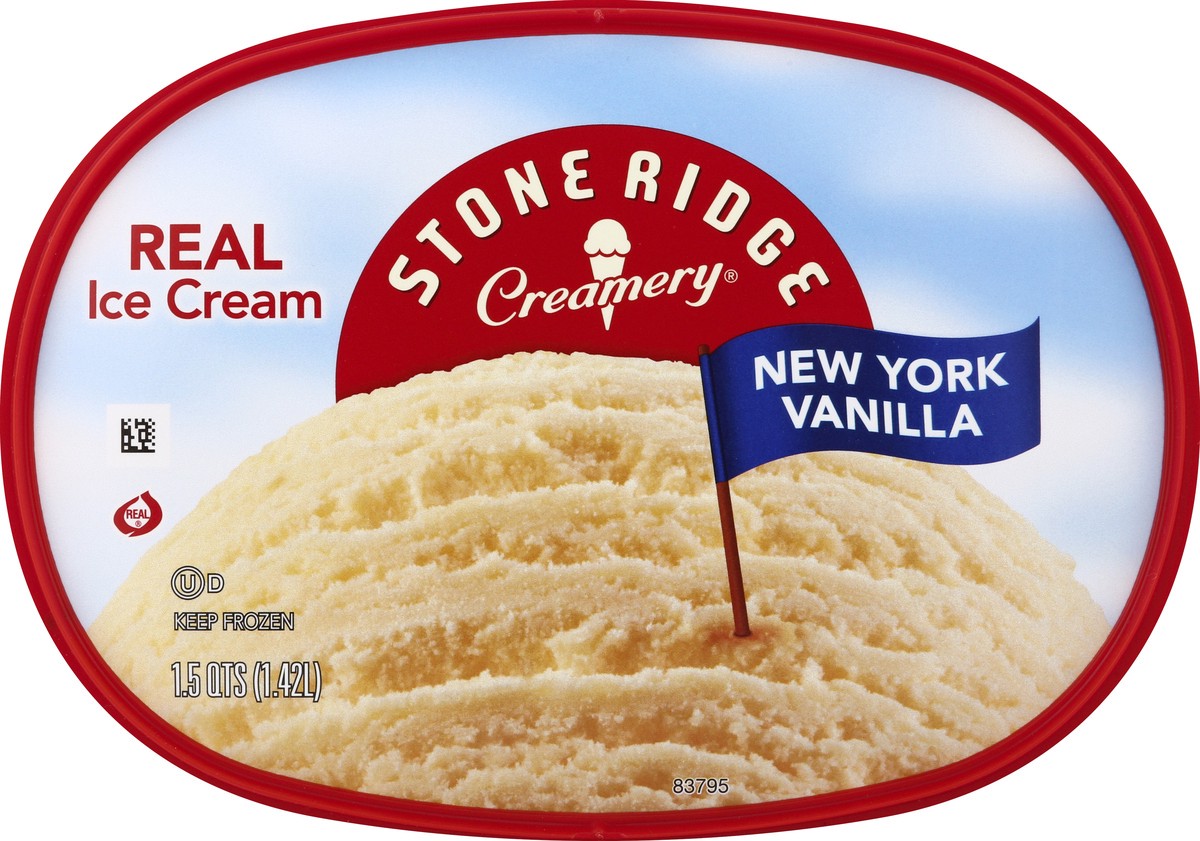 slide 3 of 7, Stone Ridge Creamery New York Vanlla Ice Cream, 48 fl oz