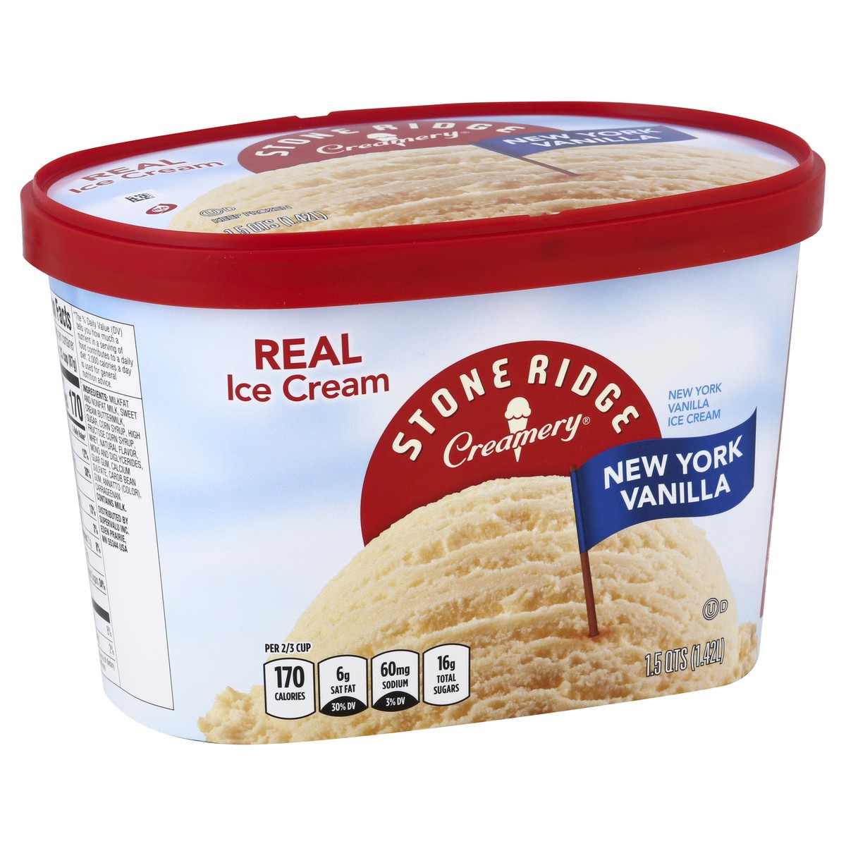 slide 2 of 7, Stone Ridge Creamery New York Vanlla Ice Cream, 48 fl oz