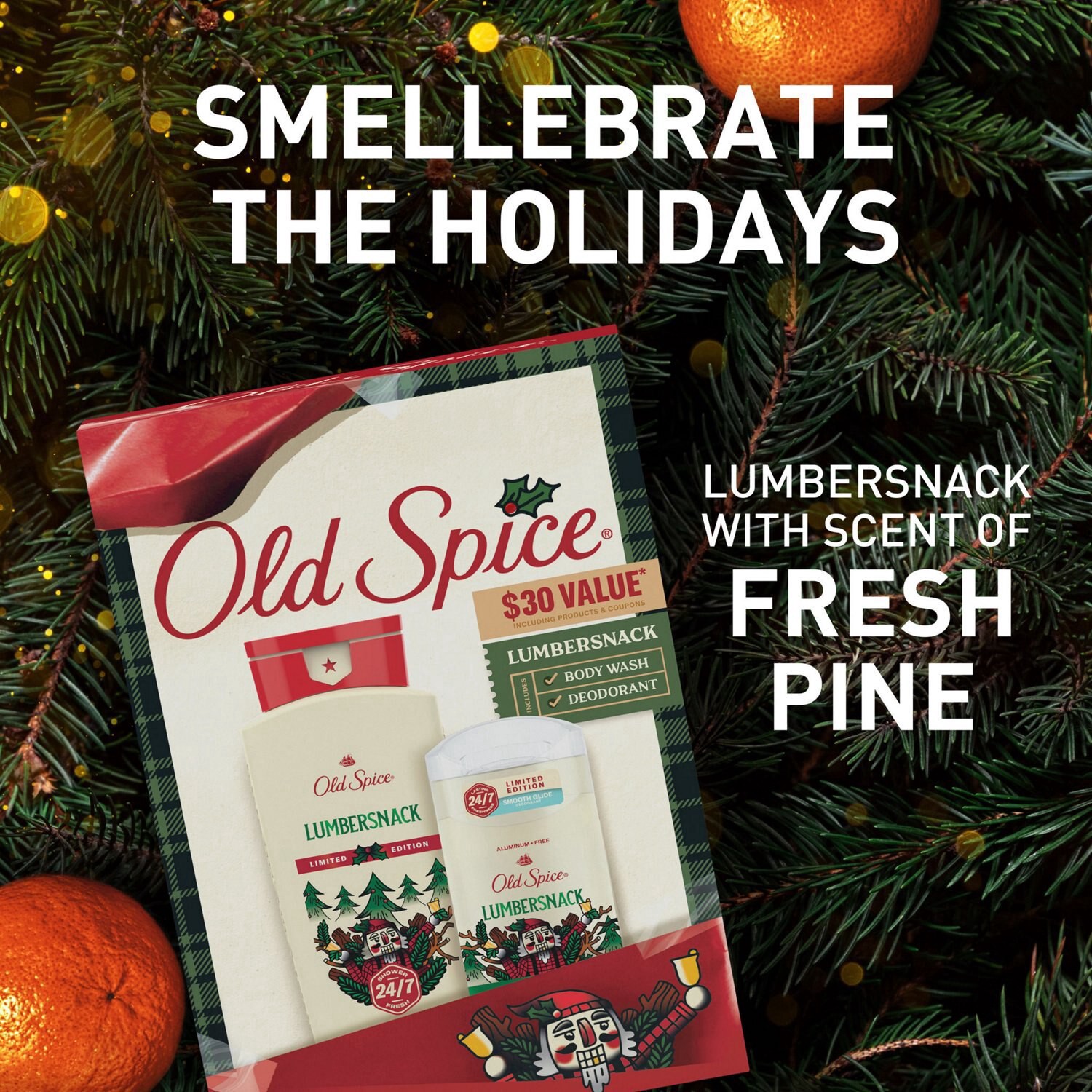 slide 4 of 7, Old Spice Men's Limited Edition Gift Set, Lumbersnack, 1 ct