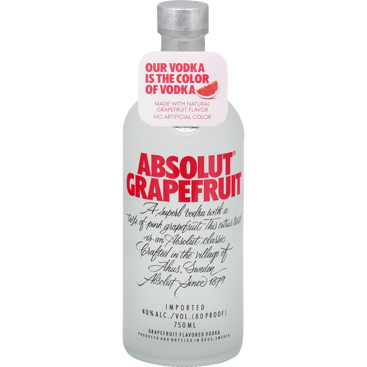 slide 1 of 1, Absolut Grapefruit Vodka, 750 ml