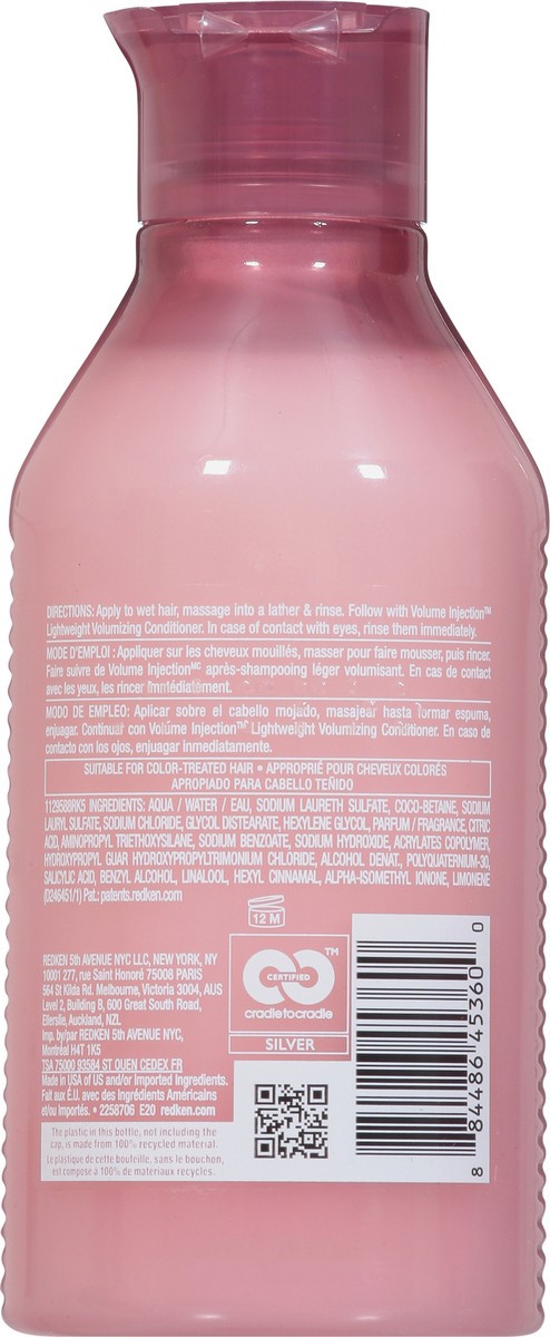 slide 5 of 9, Redken Volume Injection Shampoo 10.1 fl oz, 10.1 fl oz