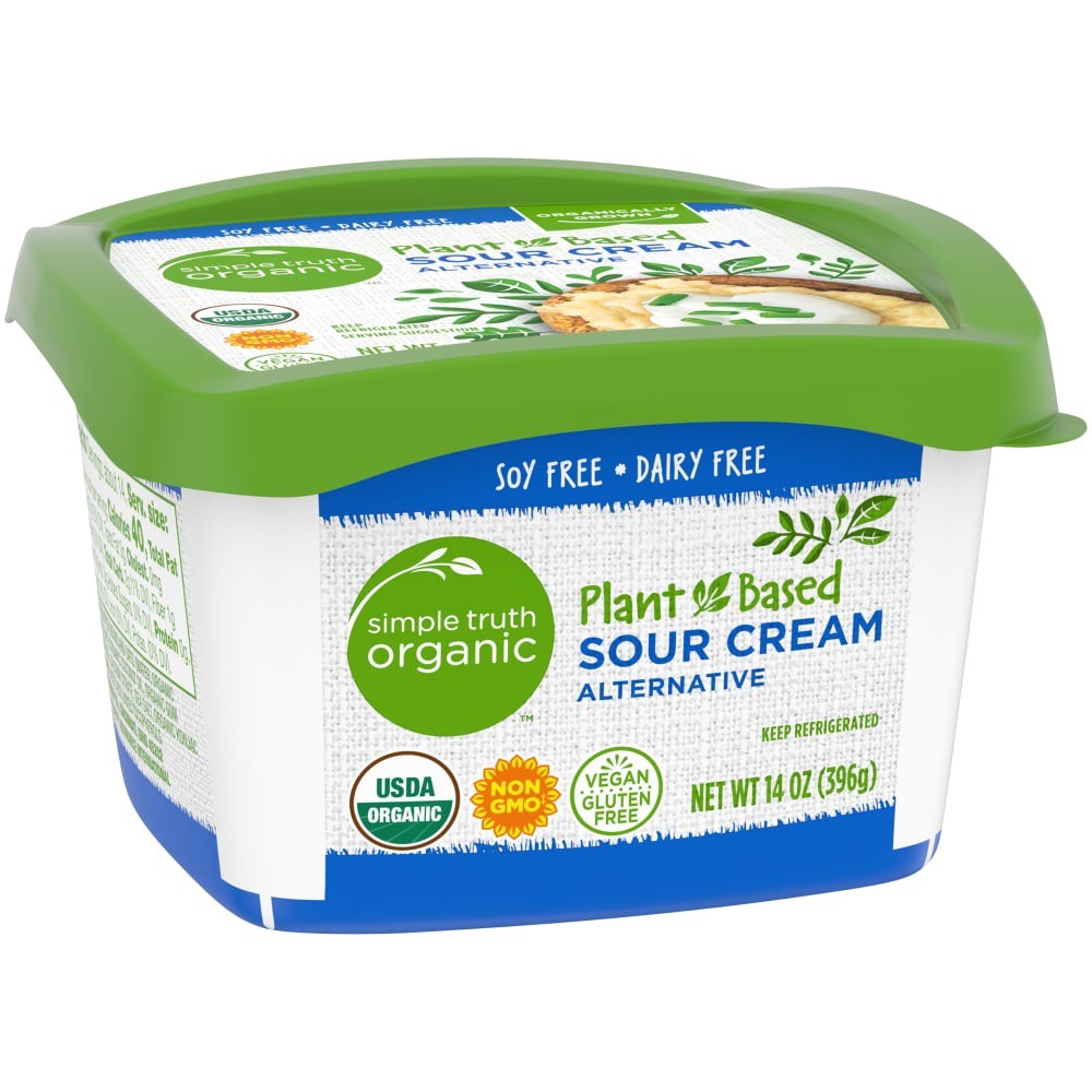 slide 4 of 5, Simple Truth Organic Gluten Free Nondairy Sour Cream, 14 oz