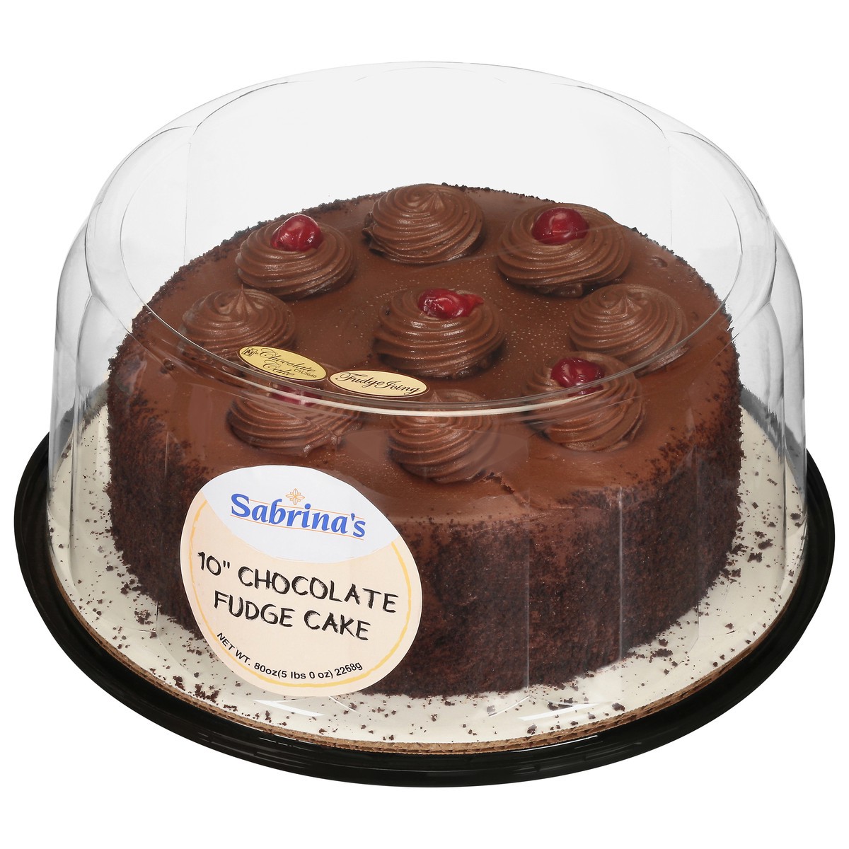 slide 5 of 13, Sabrina's Sabrinas Chocolate Fudge Cake, 80 oz