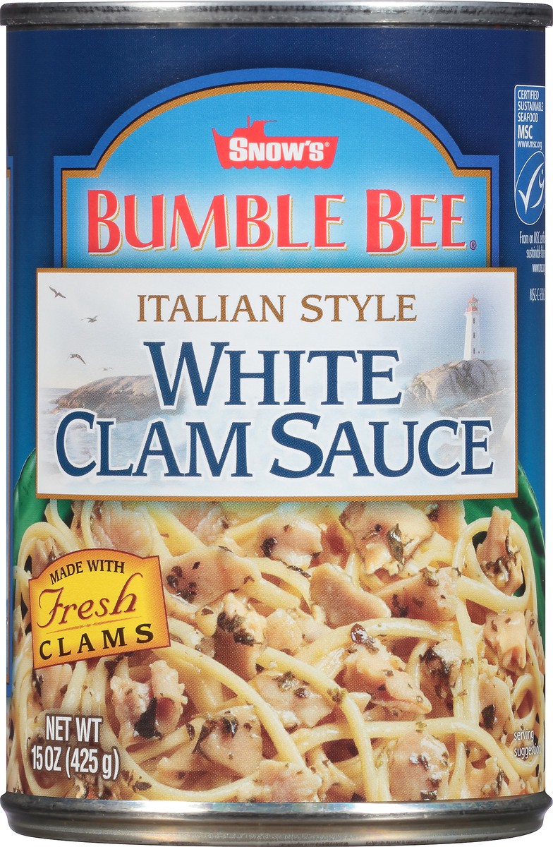 slide 9 of 10, Snow's Bumble Bee Italian Style White Clam Sauce, 15 oz