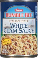 Snow's Bumble Bee Italian Style White Clam Sauce EA