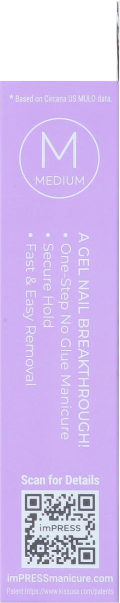 slide 9 of 9, imPRESS Bare French Nails 30 ea, 30 ct