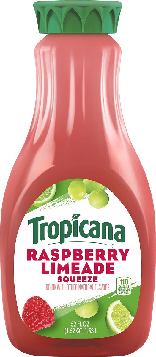 slide 1 of 3, Tropicana Raspberry Limeade Squeeze Juice - 52 oz, 52 oz