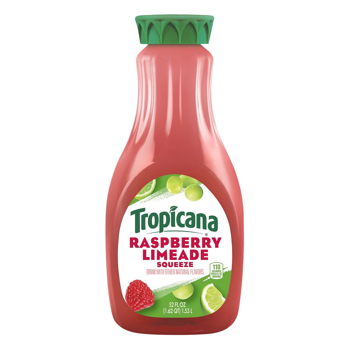 slide 1 of 3, Tropicana Raspberry Limeade Squeeze Juice 52 oz, 52 oz