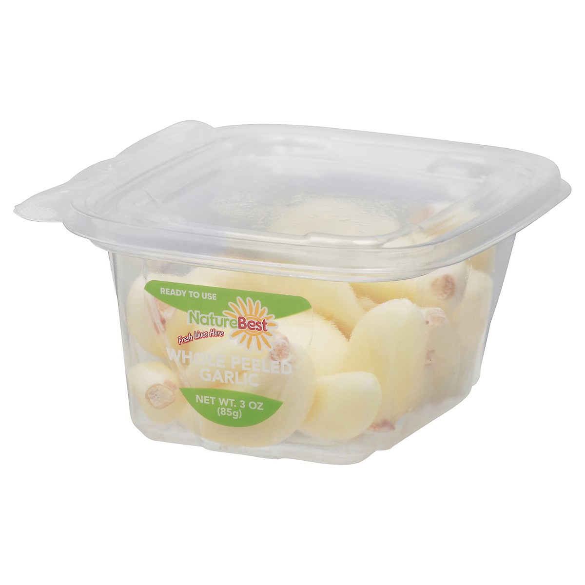 slide 8 of 11, 3 Oz Peeled Garlic, 1 ct