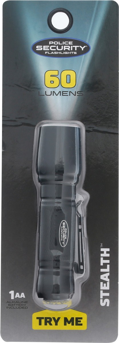 slide 4 of 11, Police Security Stealth 60 Lumens Flashlights 1 ea, 1 ct