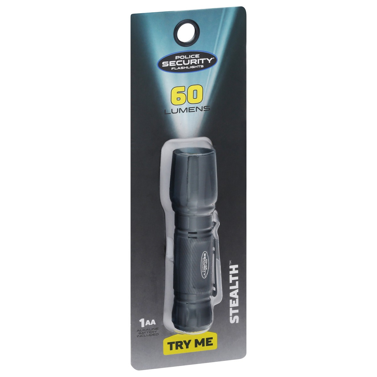 slide 2 of 11, Police Security Stealth 60 Lumens Flashlights 1 ea, 1 ct
