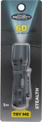 Police Security Stealth 60 Lumens Flashlights 1 ea