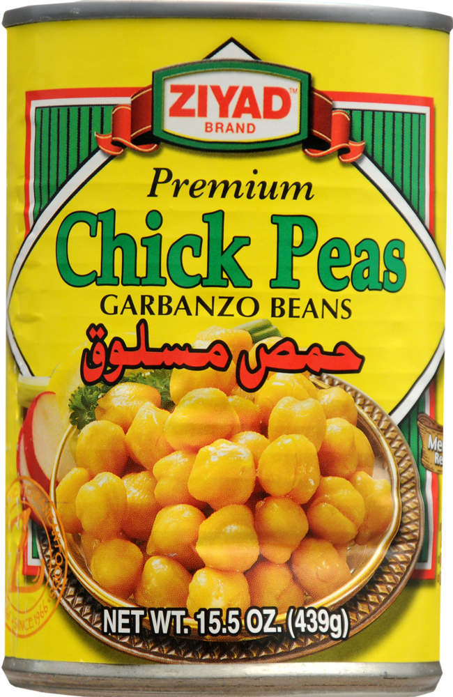 slide 1 of 1, Ziyad Chick Peas, 15.5 oz