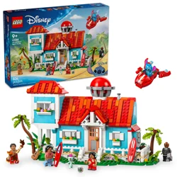 LEGO Disney Lilo and Stitch Beach House Building Toy 43268