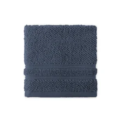 Room & Retreat Performance Textured Washcloth, 13 In X 13 In, Indigo