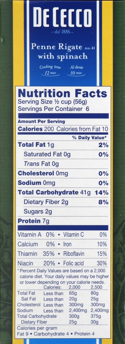 slide 3 of 4, De Cecco Penne Rigate 12 oz, 12 oz