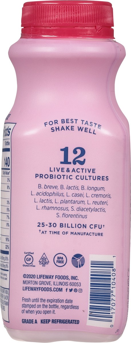 slide 2 of 9, Lifeway Low-Fat Raspberry Kefir, 8 fl oz