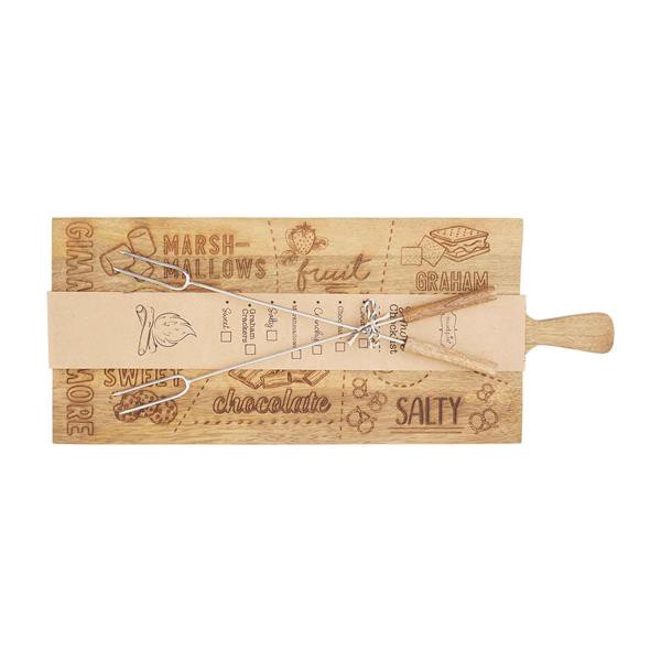slide 1 of 1, Mud Pie S'More Serving Board Set, 1 ct