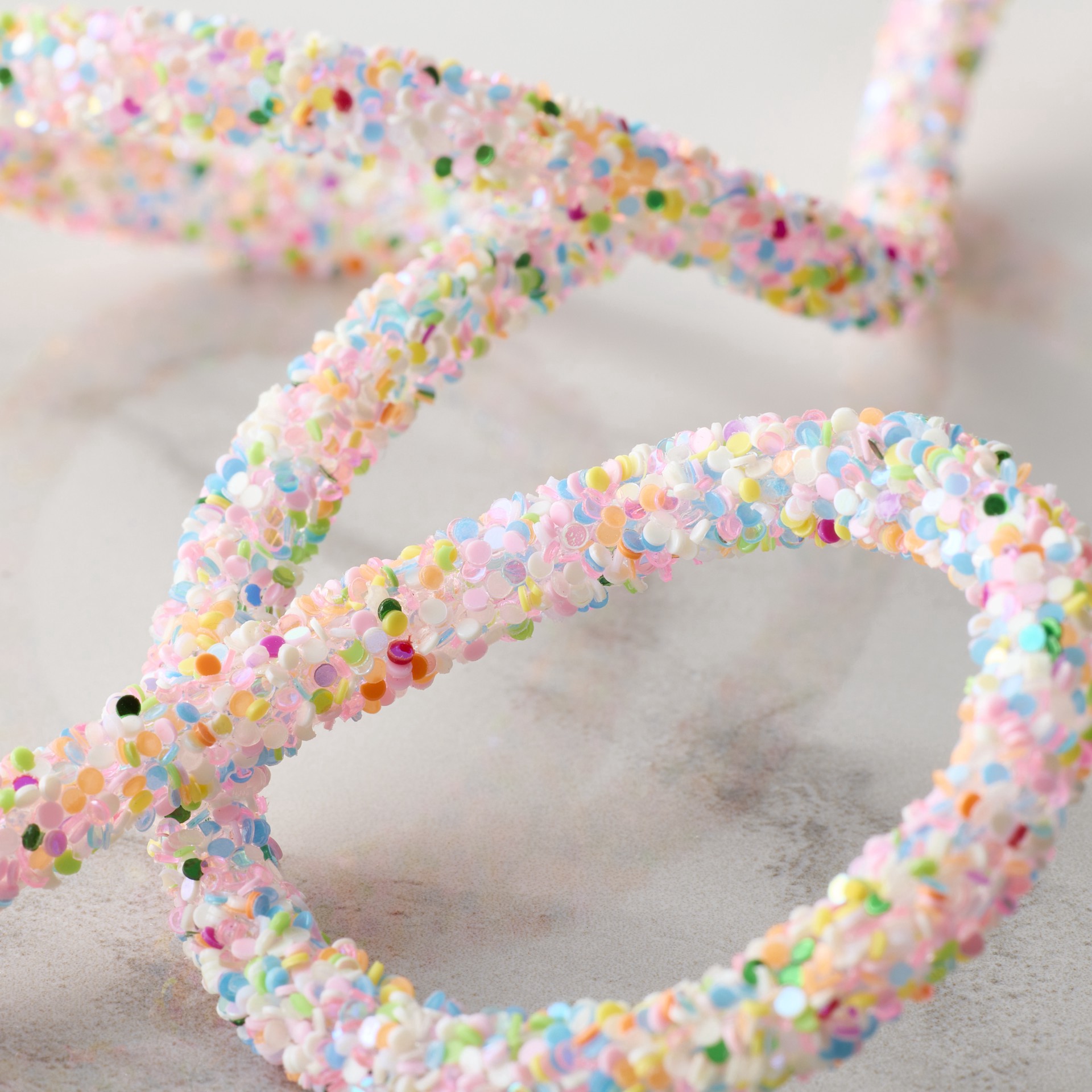 slide 2 of 2, 1/4" X 2yd. Glitter Rope Ribbon By Celebrate It Classic, 1/4 in x 2 yd