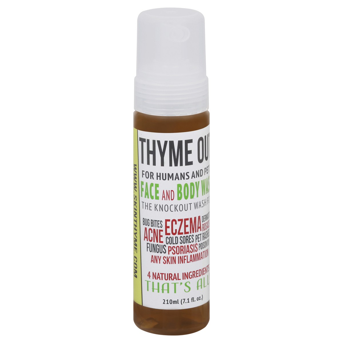 slide 3 of 9, Thyme Out Face and Body Wash 7.1 fl oz, 7.1 fl oz