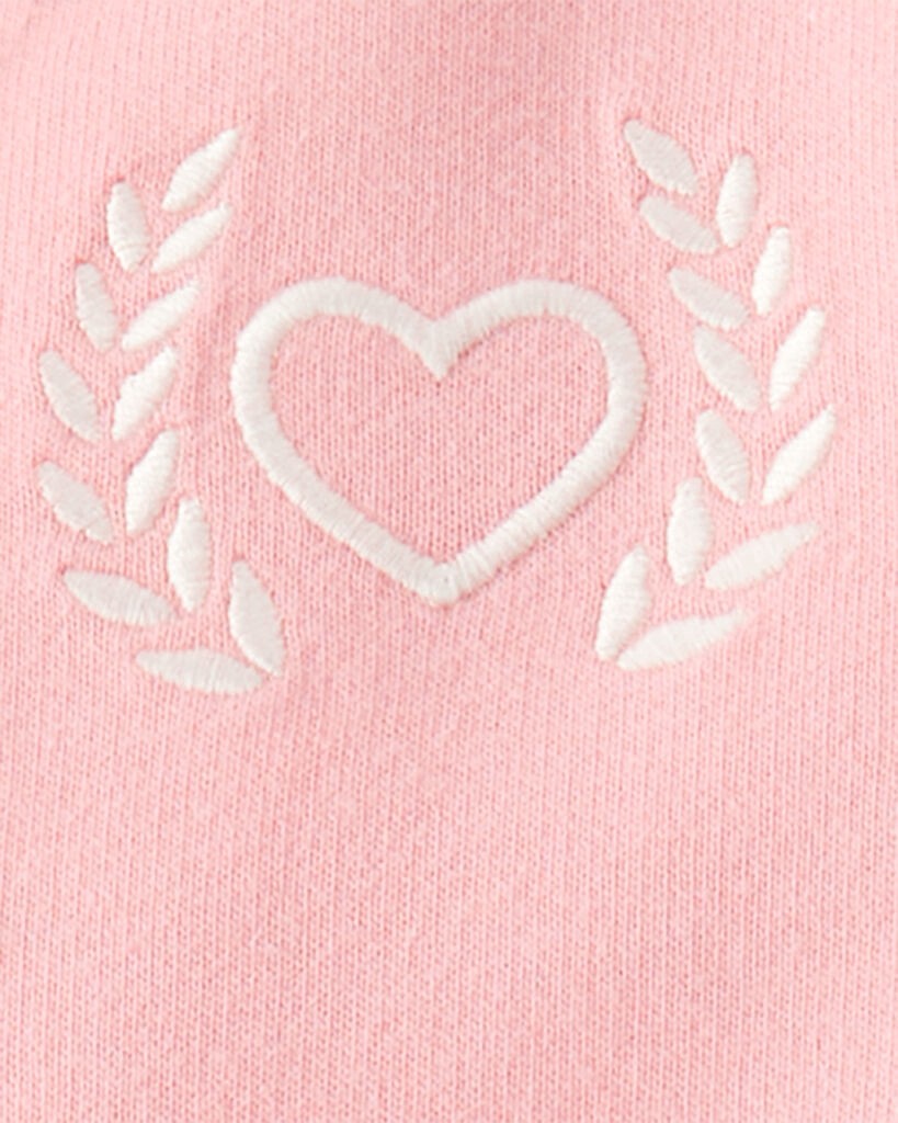 slide 2 of 3, Carter's Baby Girl 3-Piece Varsity Freshman Little Jacket Set - Pink/White Pink/White NB, 3 pc