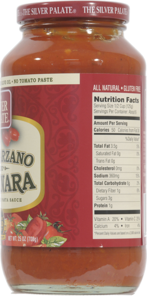 slide 5 of 6, The Silver Palate San Marzano Marinara, 25 oz