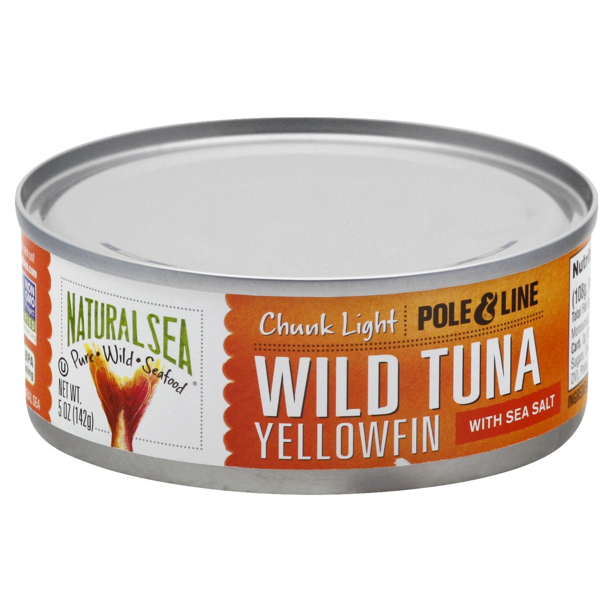 slide 4 of 13, Natural Sea Salted Yellowfin Tuna, 5 oz