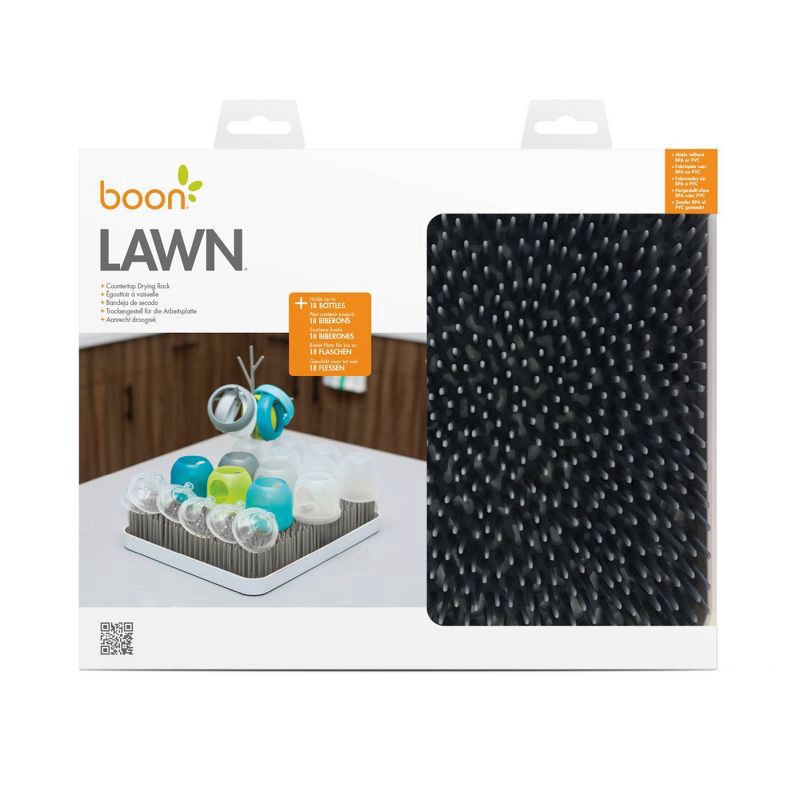 slide 3 of 5, Boon Lawn Countertop Drying Rack - Grey, 1 ct