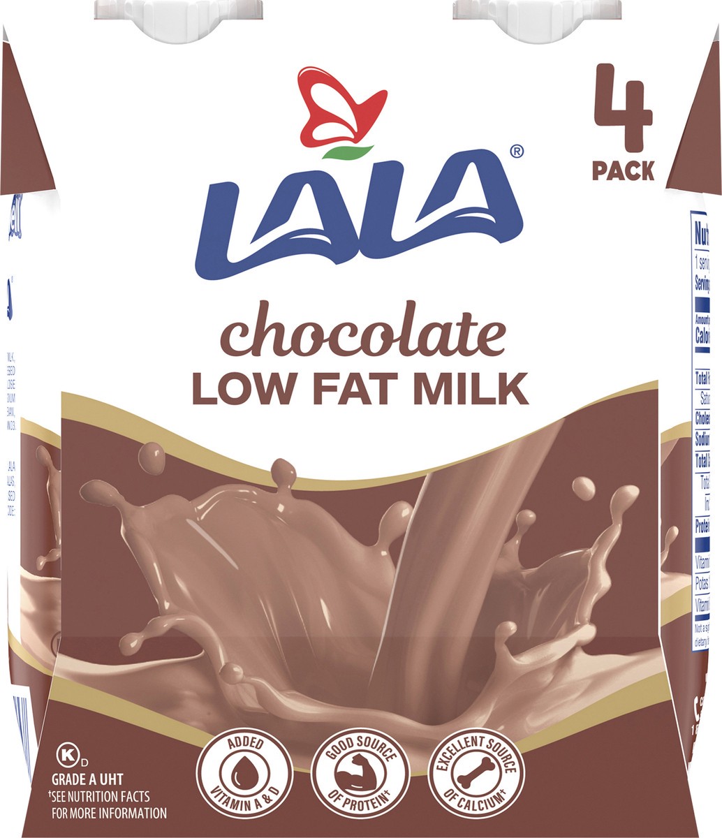 slide 2 of 11, LALA Low Fat Chocolate Milk 4 ea, 4 ct