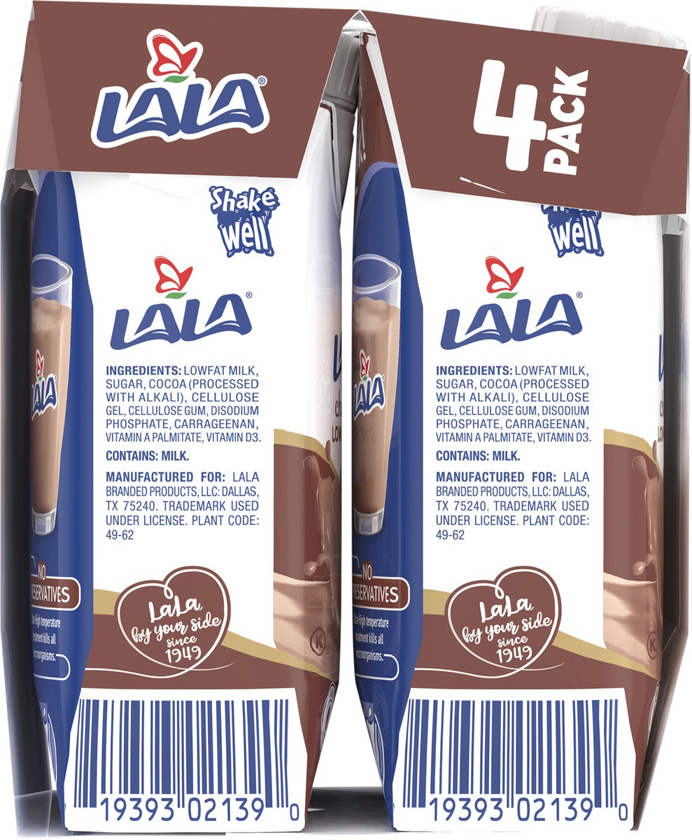 slide 3 of 11, LALA Low Fat Chocolate Milk 4 ea, 4 ct
