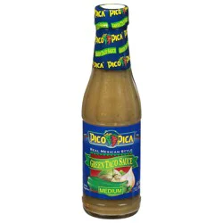 Pico Pica Taco Sauce Real Mexican Style Green Medium