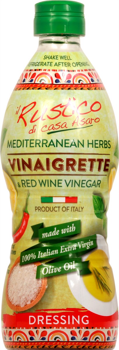 slide 3 of 11, Il Rustico Di Casa Asaro Mediterranean Herbs & Red Wine Vinegar Vinaigrette Dressing 15.3 oz, 15.3 oz