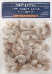 Great Catch Raw Medium Large Shrimp 12 oz