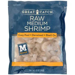 Great Catch Raw Medium Large Shrimp 12 oz