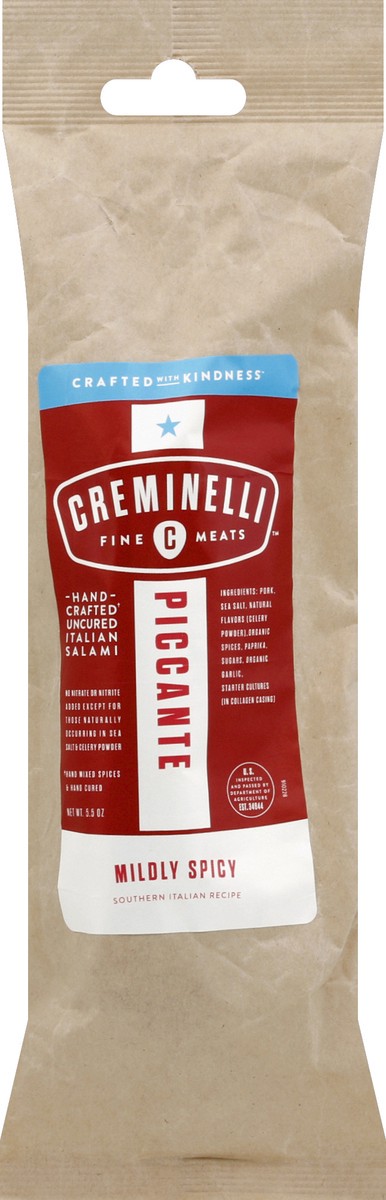 slide 3 of 5, Creminelli Fine Meats Piccante Salami 5.5 oz, 5.5 oz