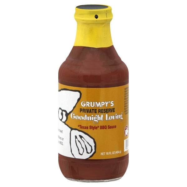 slide 1 of 1, Grumpy's BBQ Sauce 16 oz, 16 oz