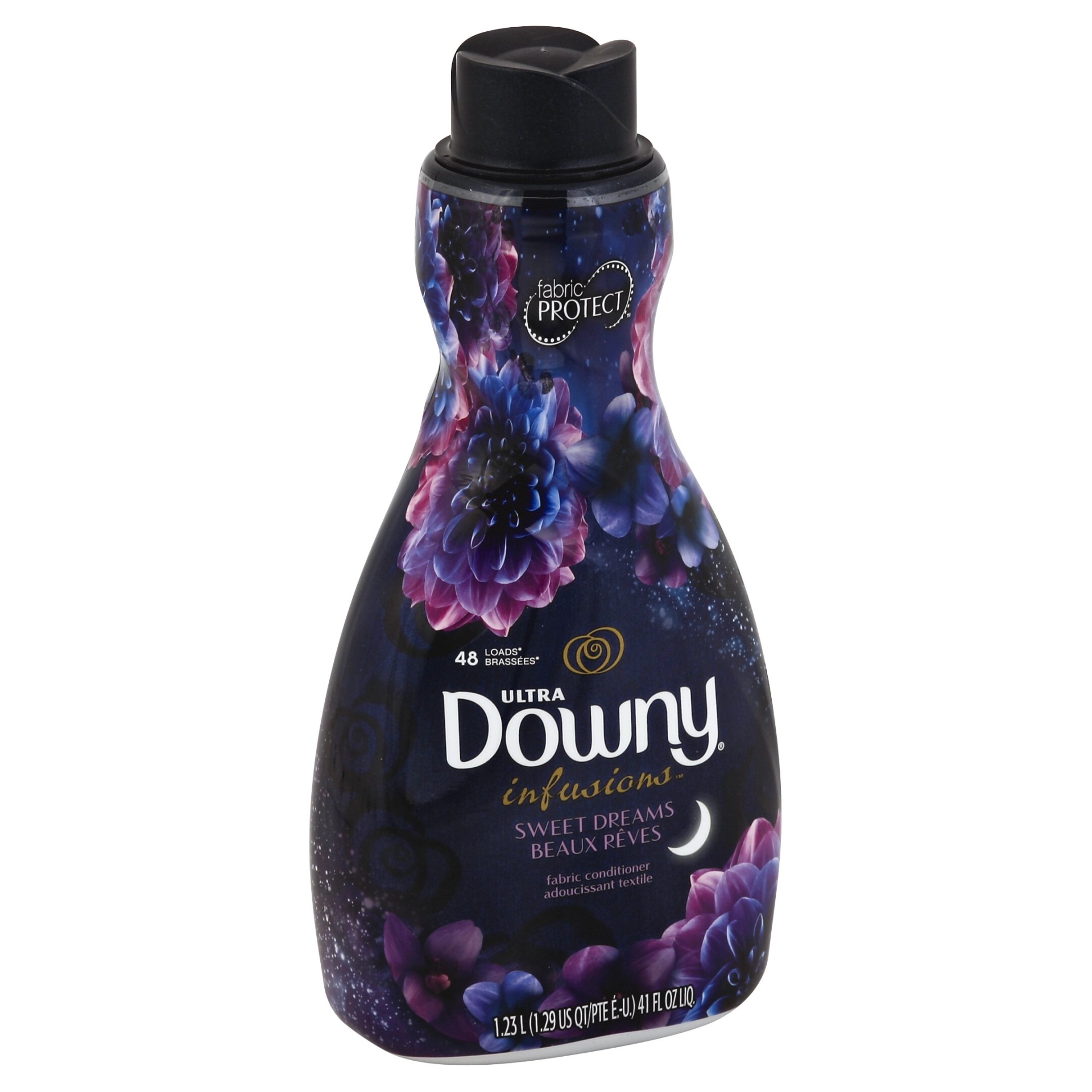 slide 1 of 1, Downy Ultra Infusions Sweet Dreams Fabric Softener, 41 fl oz