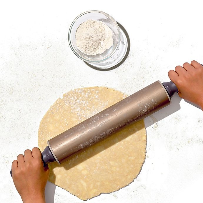 slide 2 of 7, OXO Good Grips Nonstick Rolling Pin, 12 in