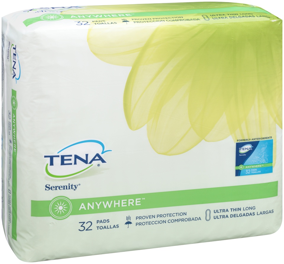 slide 1 of 6, Tena Serenity Heavy Ultra Thins Regular Length, 32 ct