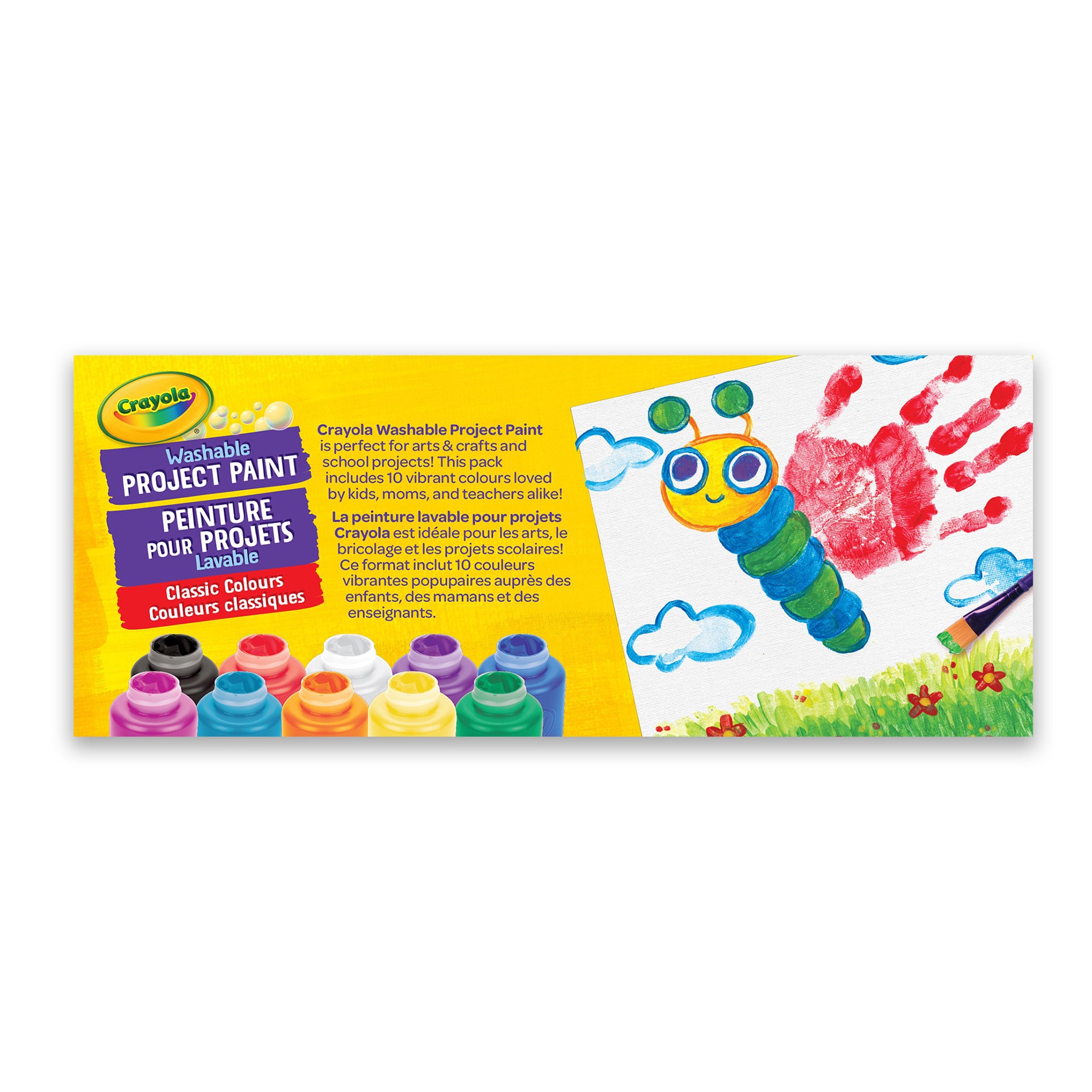 slide 4 of 5, Crayola Washable Project Paint Set, 10ct., 10 ct