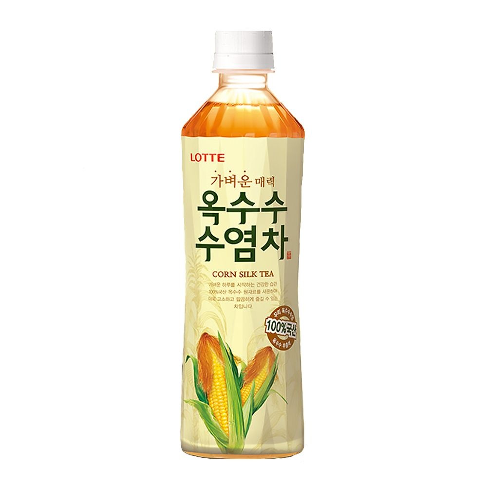 slide 1 of 1, Lotte Corn Silk Tea, 16.9 fl oz